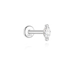Helena – Gold earrings with a natural design.