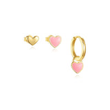 Isolda – Elegant gold earrings with structured design.