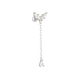 Carla – Gold earrings with an elegant curve.