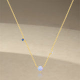 Nora – Delicate Silver Collar with Heart-Shaped Pendant