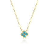 Marlena – Short silver necklace with geometric design