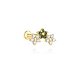 Annika – Gold earrings with an elegant and contemporary design.