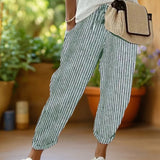 Kyoto™ | Striped Pants with Drawstring
