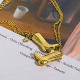 Jasmina – Gold necklace with personalized initial pendant