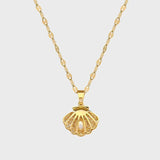 Beatrix – Gold Necklace with Coin Pendant