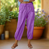 Zara™ | Cropped Harem Pants with Drawstring