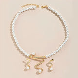 Natural Pearl Necklace and Earring Set