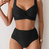 Adriana™ | High-Waisted Bikini Set for Summer