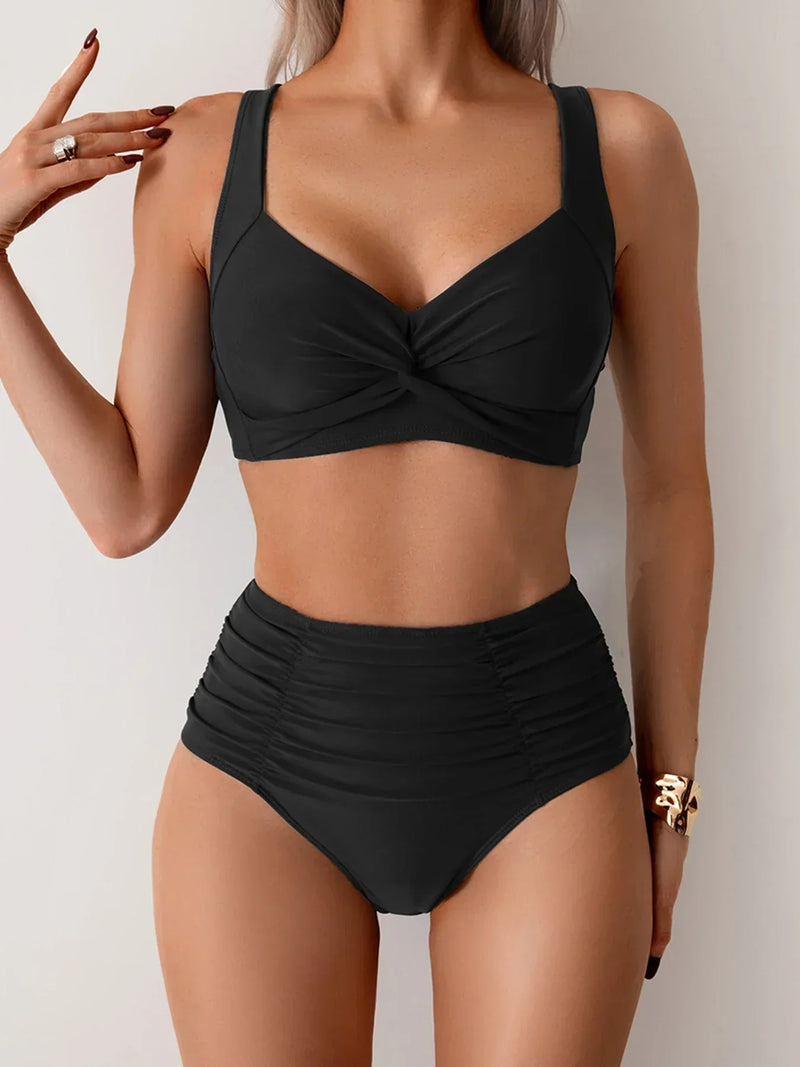 Adriana™ | High-Waisted Bikini Set for Summer