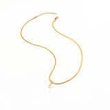 Eva – Gold Necklace with Initial Pendant