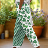 Soleil™ | Ankle-Length Pants with Bohemian Print