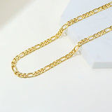 Valerie – Minimalist gold design necklace with links