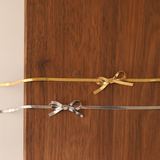 Rebecca - Gold necklace with initial pendant