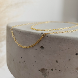 Miriam – Gold Necklace with Pearl Detail