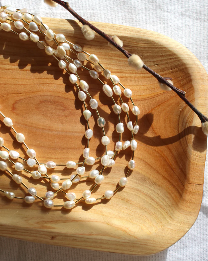 Helena – Double Design in Gold Necklace
