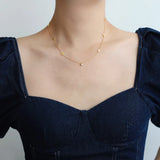 Carina – Gold Necklace with Colorful Details
