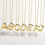 Irena – Gold Necklace with Initial Charm