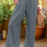 Coastal™ | Wide Leg Pants with Drawstring