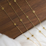 Carina – Gold Necklace with Colorful Details