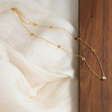 Carina – Gold Necklace with Colorful Details