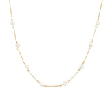 Greta – Gold Collar with Subtle Dots