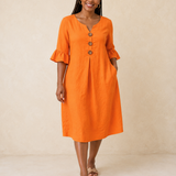 Chanté | Long Sleeve Textured Dress