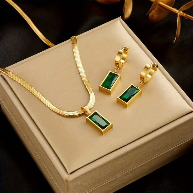 Lina Esmeralda Jewelry Set