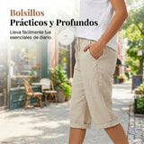 Marta™ | Cotton and Linen Shorts for Women