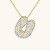 Melanie – Double Heart in Gold Necklace