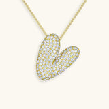 Melanie – Double Heart in Gold Necklace