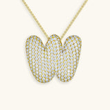 Melanie – Double Heart in Gold Necklace