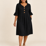 Chanté | Long Sleeve Textured Dress