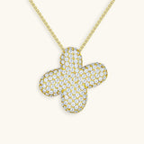 Melanie – Double Heart in Gold Necklace