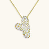 Melanie – Double Heart in Gold Necklace