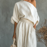 Mila™ | Two-Piece Set with Off-Shoulder Design
