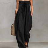 Nina™ | Elegant Strapless Jumpsuit
