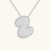Melanie – Double Heart in Gold Necklace