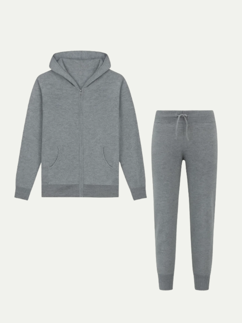 Gray Hoodie Set