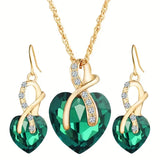 HEART | Gold Jewelry Set