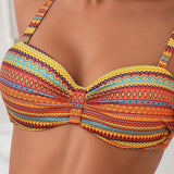 Rosa™ | Striped Print Two-Piece Bikini