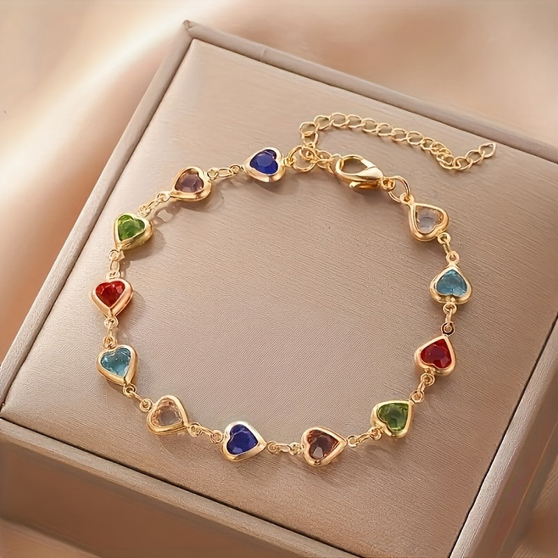 Exclusive bracelet with heart design