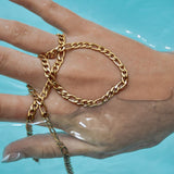 Valerie – Minimalist gold design necklace with links