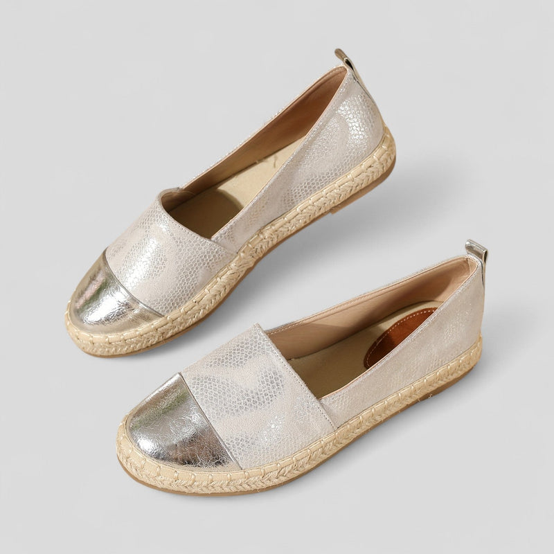 Yomara | Metallic Espadrilles