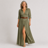 Lelivilia™ | Long Maxi Dress with V-Neck