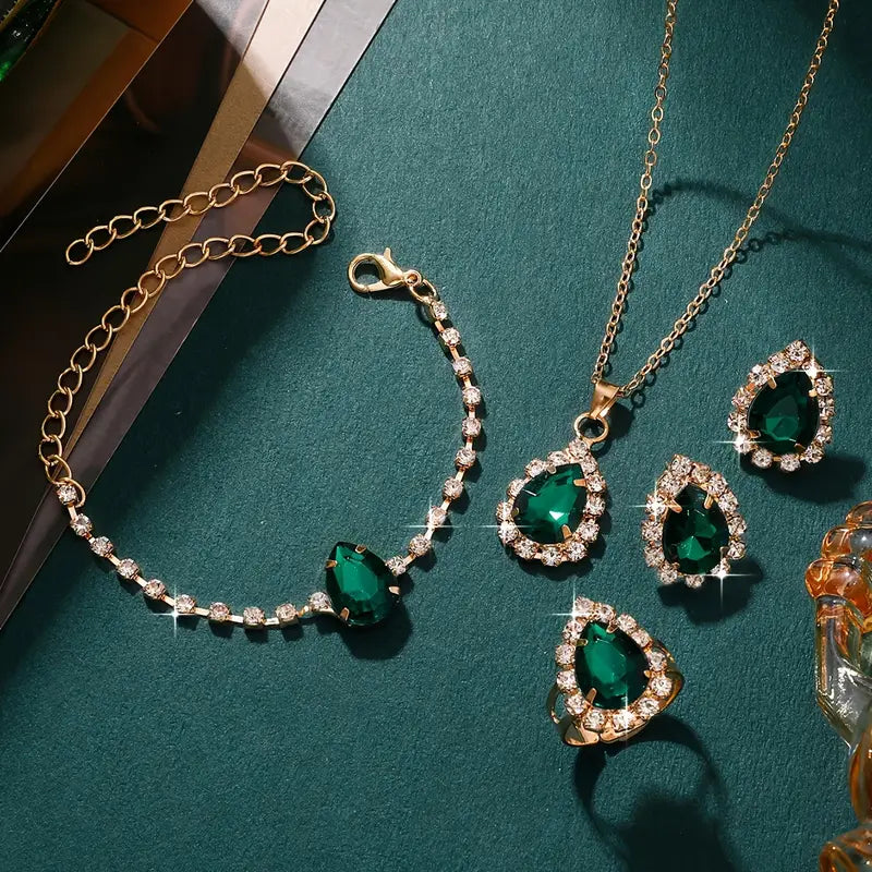 ELISANDRE | Gold Jewelry Set