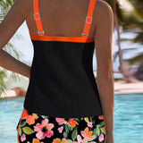 Aitana™ | Elegant Two-Piece Tankini Set