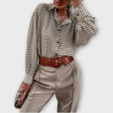 Ashley - Vintage Style Long Sleeve Blouse