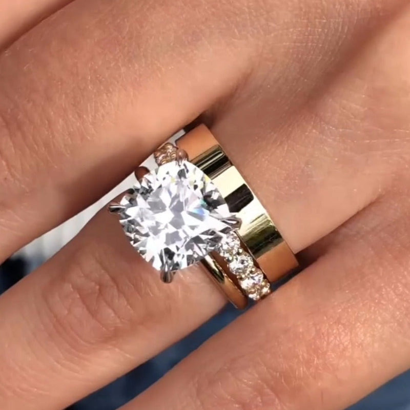 Elisa – Solitaire ring with diamond