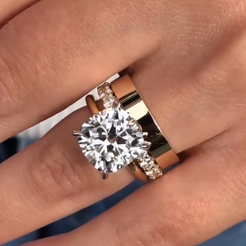 Elisa – Solitaire ring with diamond