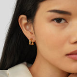 Marli – Silver Earrings with Elegant Design
